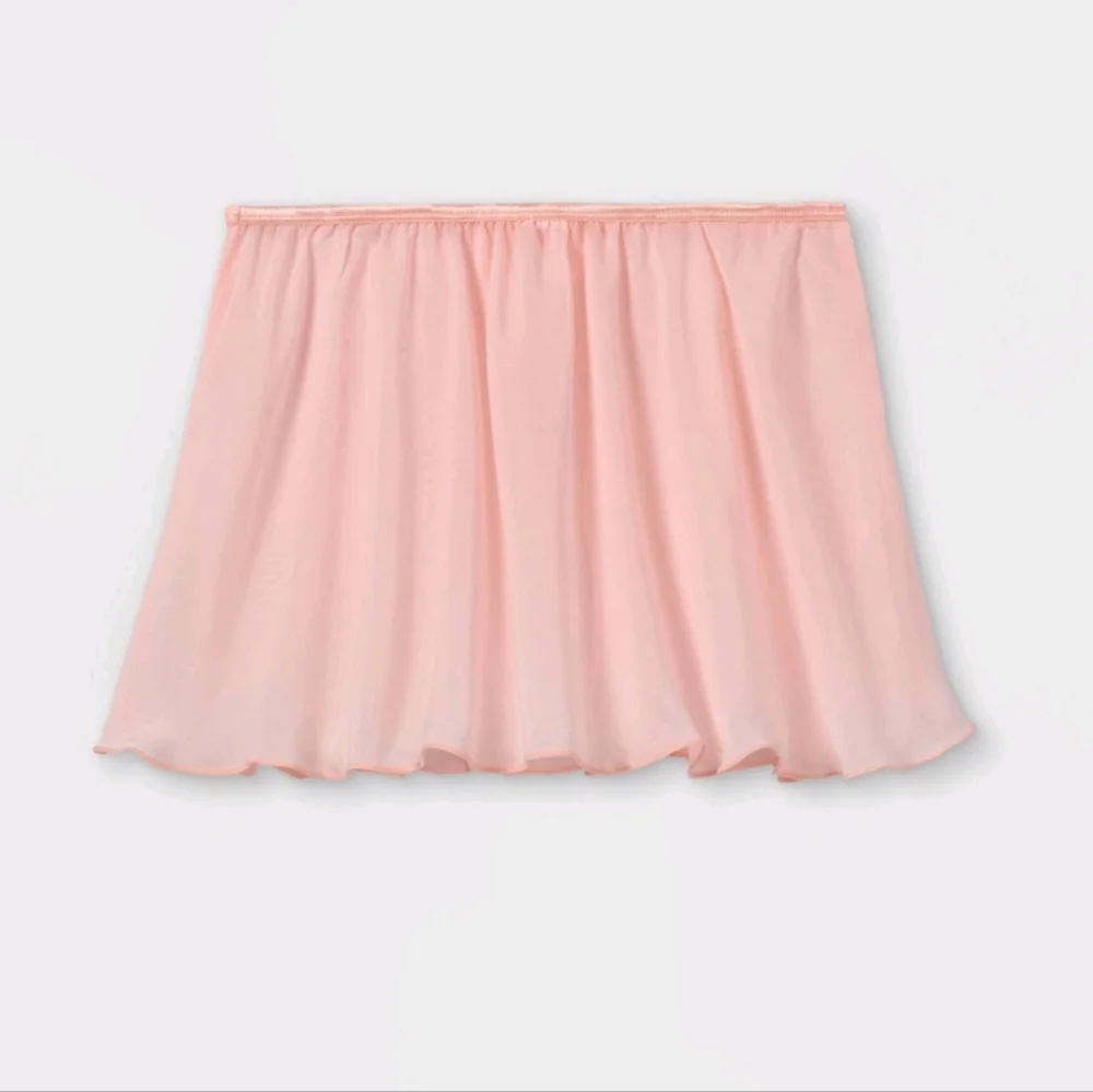 NWT Cat & Jack Girls' Dance Activewear Pink Skirt - Picture 2 of 3